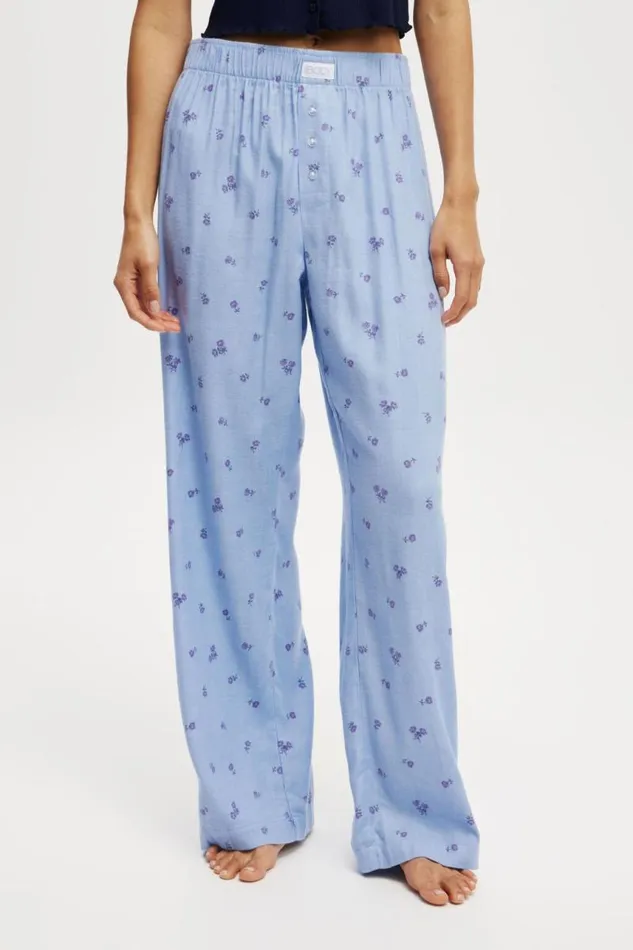 Cotton On Pants Flannel Boyfriend Boxer Pant Bella Rose 8211 Women