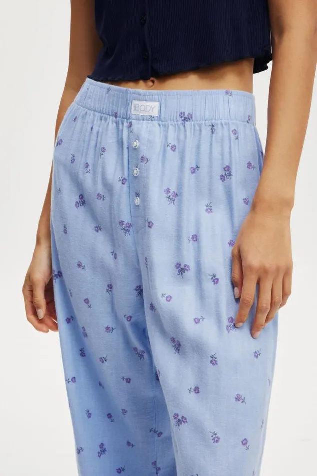 Cotton On Pants Flannel Boyfriend Boxer Pant Bella Rose 8211 Women