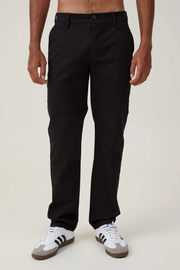 Cotton On Pants Regular Straight Chino Black 8211 Men Cotton On Pants Regular Straight Chino Black 8211 Men