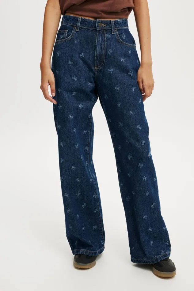 Cotton On Pants Relaxed Wide Jean Nordic Bluebow Laser 8211 Women Cotton On Pants Relaxed Wide Jean Nordic Bluebow Laser 8211 Women
