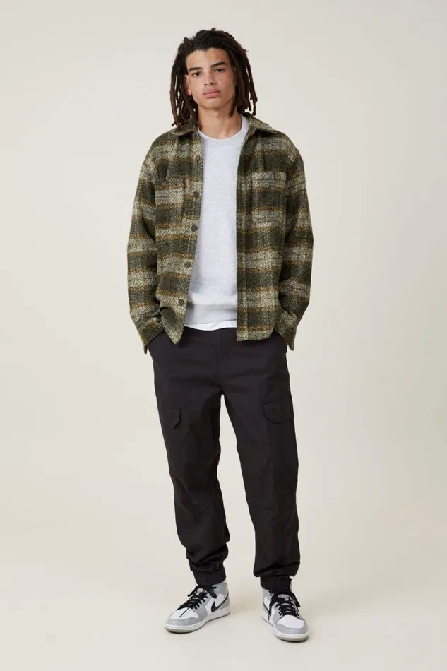 Cotton On Pants Ripstop Jogger Black 8211 Men