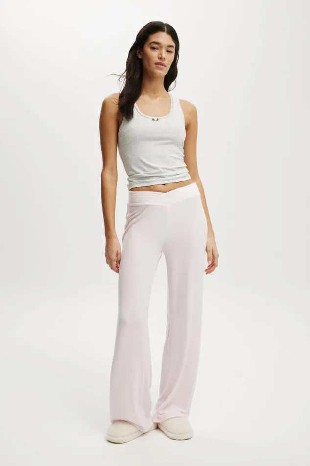 Cotton On Pants Super Soft V Front Pant Tender Touch Pink 8211 Women