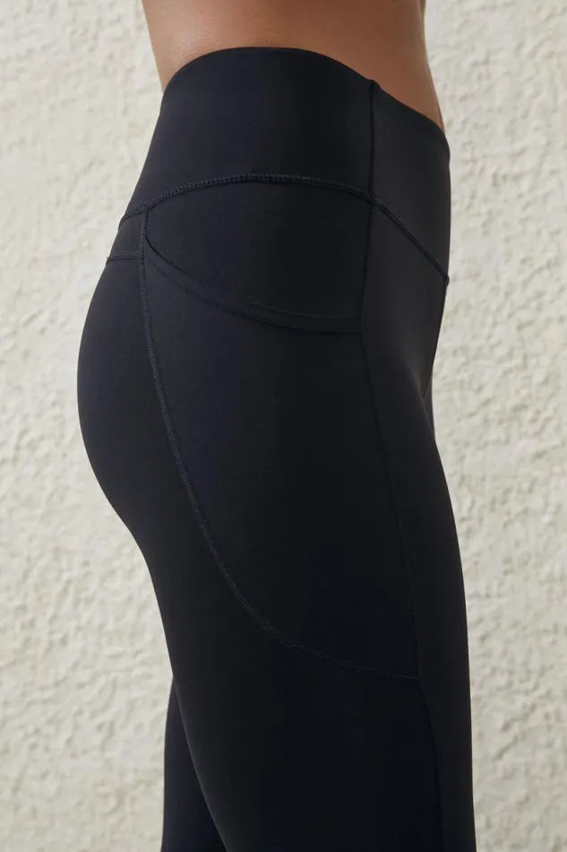 Cotton On Pants Ultra Luxe Mesh 78 Tight Black 8211 Women