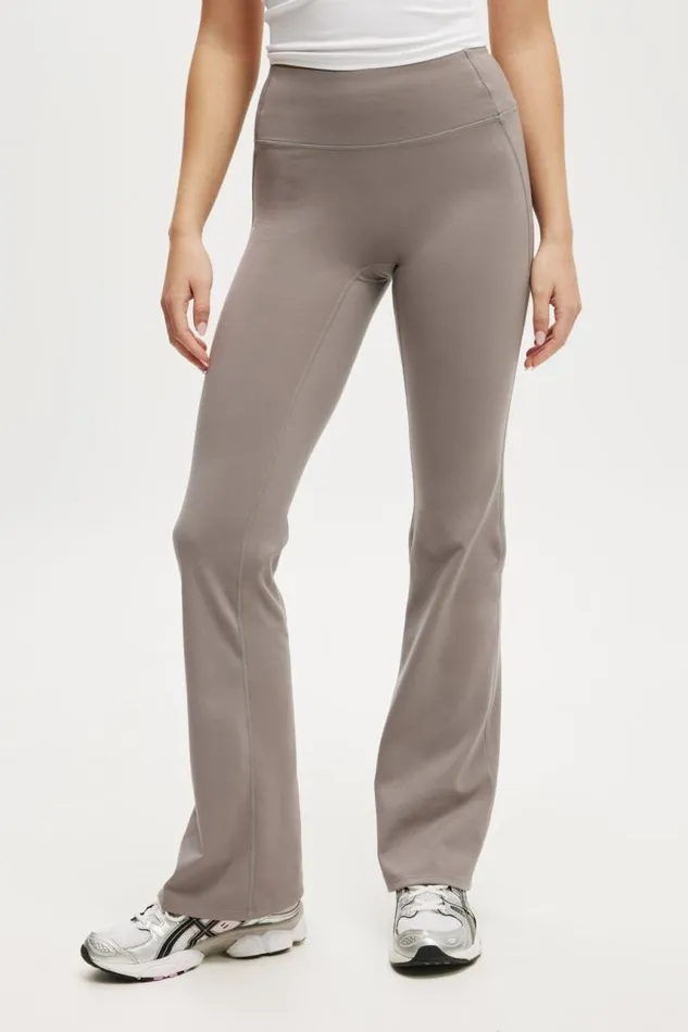 Cotton On Pants Ultra Soft Studio Flare Desert Grey 8211 Women