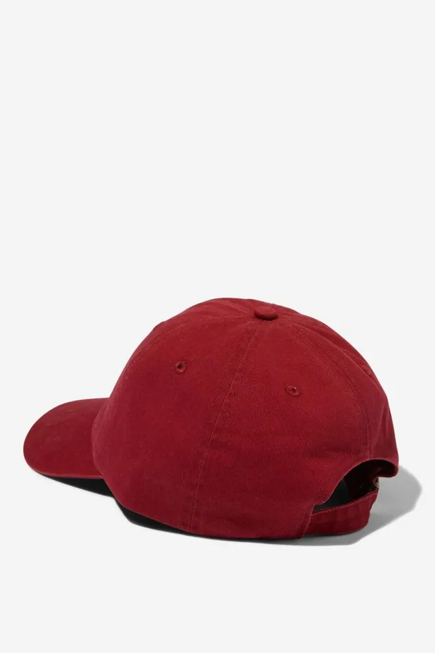 Cotton On ScarvesBeaniesandHats Classic Dad Cap Ciao Choc Cherry 8211 Women Cotton On ScarvesBeaniesandHats Classic Dad Cap Ciao Choc Cherry 8211 Women