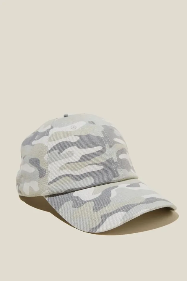 Cotton On ScarvesBeaniesandHats Classic Dad Cap Courtney Camo Green 8211 Women Cotton On ScarvesBeaniesandHats Classic Dad Cap Courtney Camo Green 8211 Women