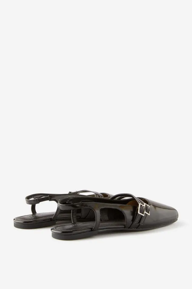 Cotton On ShoesandSlippers Ziggy Slingback Ballet Black Box 8211 Women