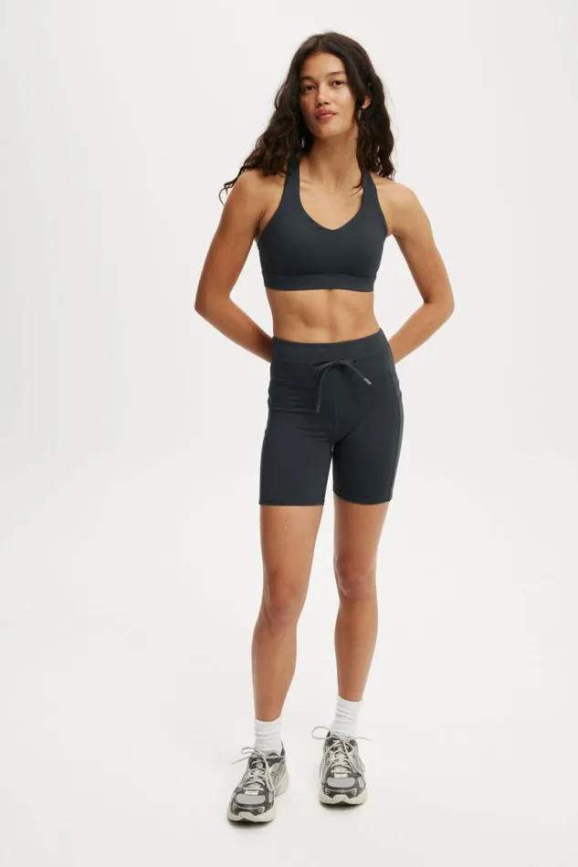 Cotton On ShortsandSkirts Ultimate Run Rib Bike Short Element Blue 8211 Women