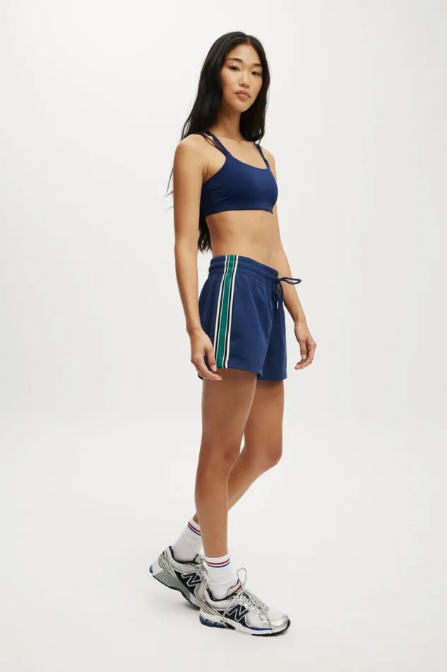 Cotton On Shorts Court Side Track Short Heritage Bluealpine Green 8211 Women