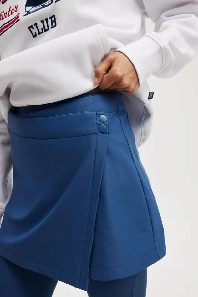 Cotton On Shorts Fleece Lined Wrap Skirt Deep Blue 8211 Women