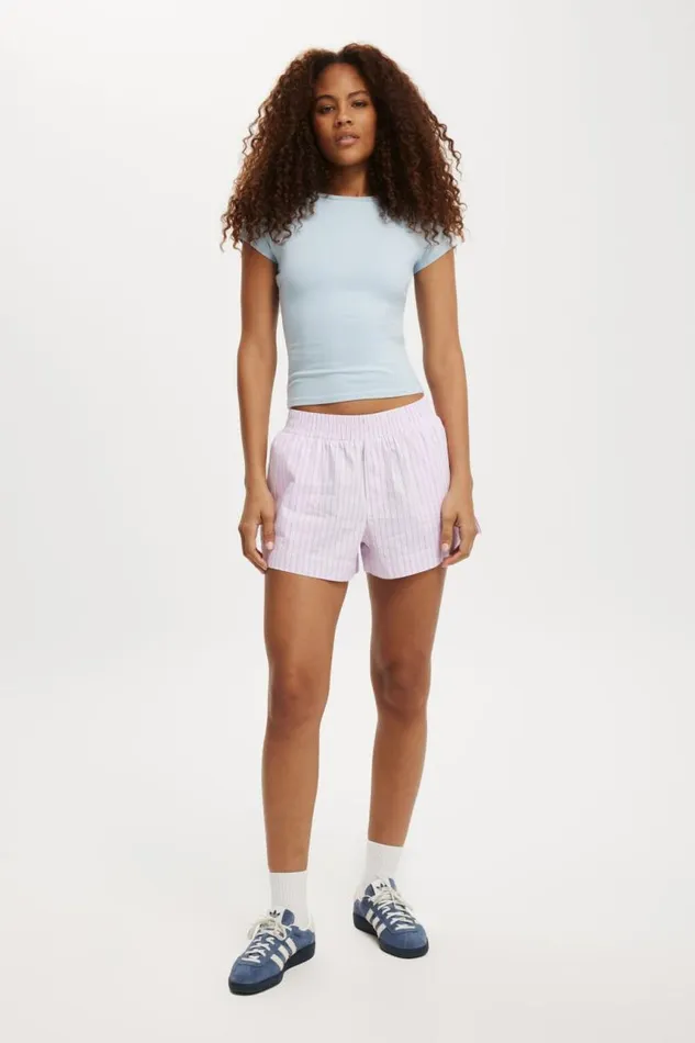 Cotton On Shorts Noah Short Pinkblue Stripe 8211 Women