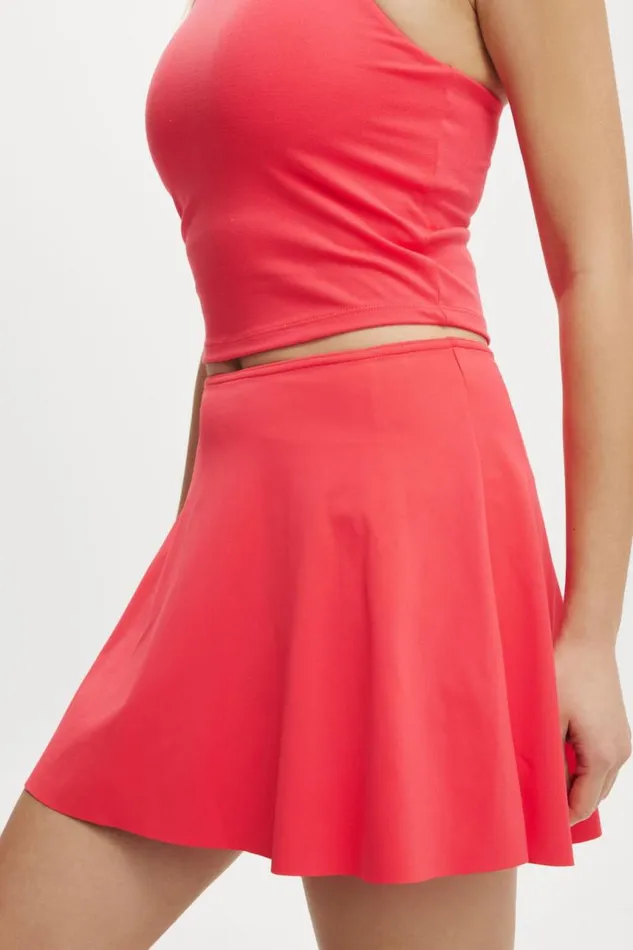 Cotton On Skirts Active Full Circle Skirt Frenchie Red 8211 Women