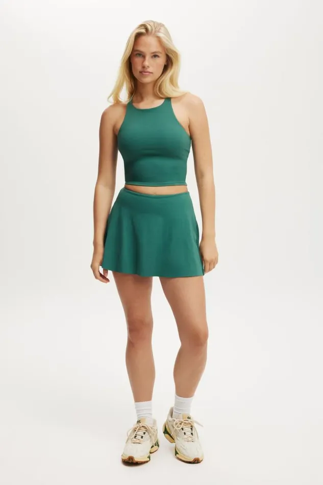 Cotton On Skirts Active Full Circle Skirt Sporty Green 8211 Women