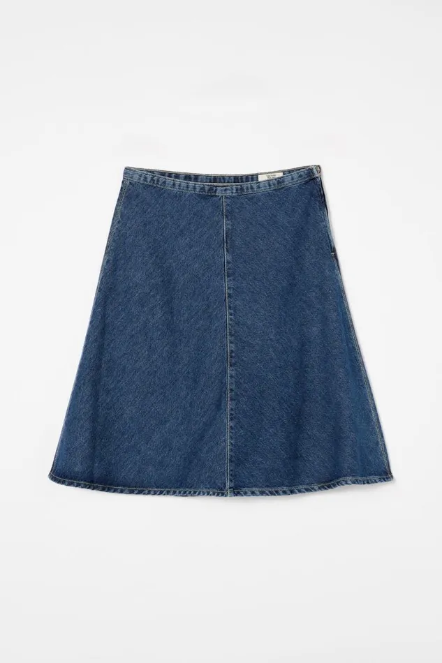 Cotton On Skirts Gigi Denim Midi Skirt Deepwater Blue 8211 Women Cotton On Skirts Gigi Denim Midi Skirt Deepwater Blue 8211 Women