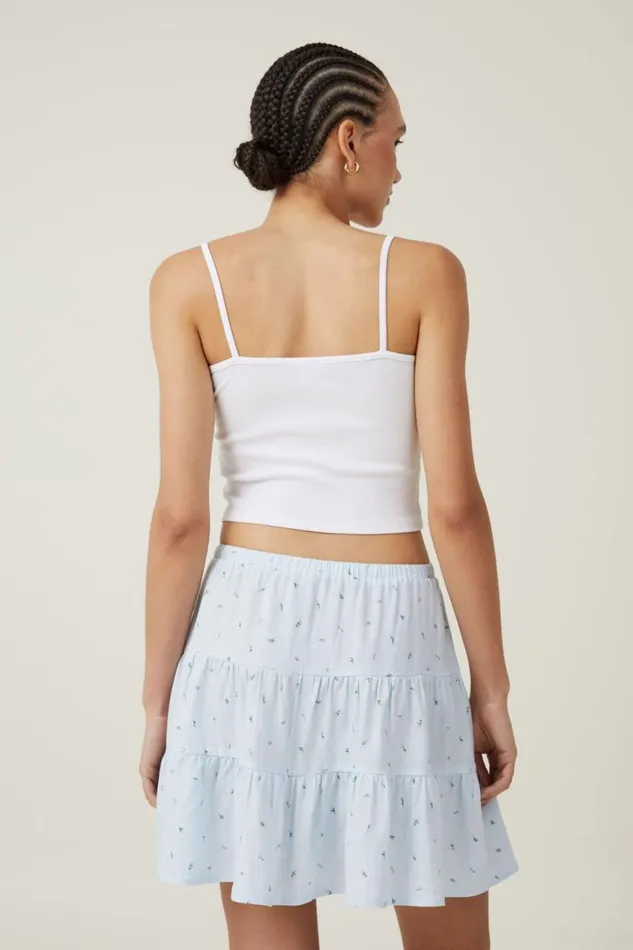 Cotton On Skirts Haven Tiered Mini Skirt Rowena Rose Breezy Blue 8211 Women