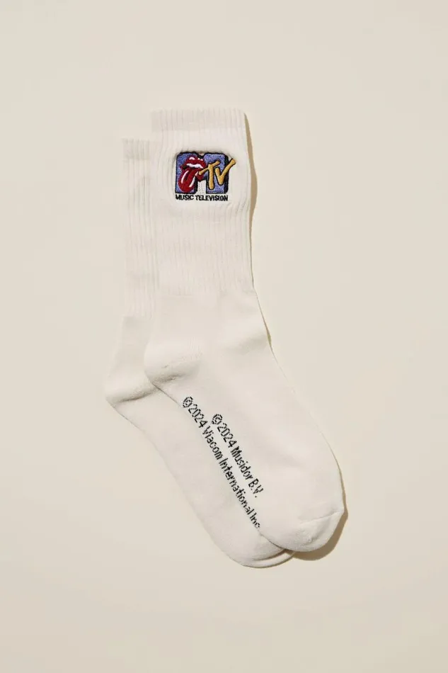 Cotton On Socks and Underwear Special Edition Sock Lcn Bra Ecrumash Up Logo 8211 Men