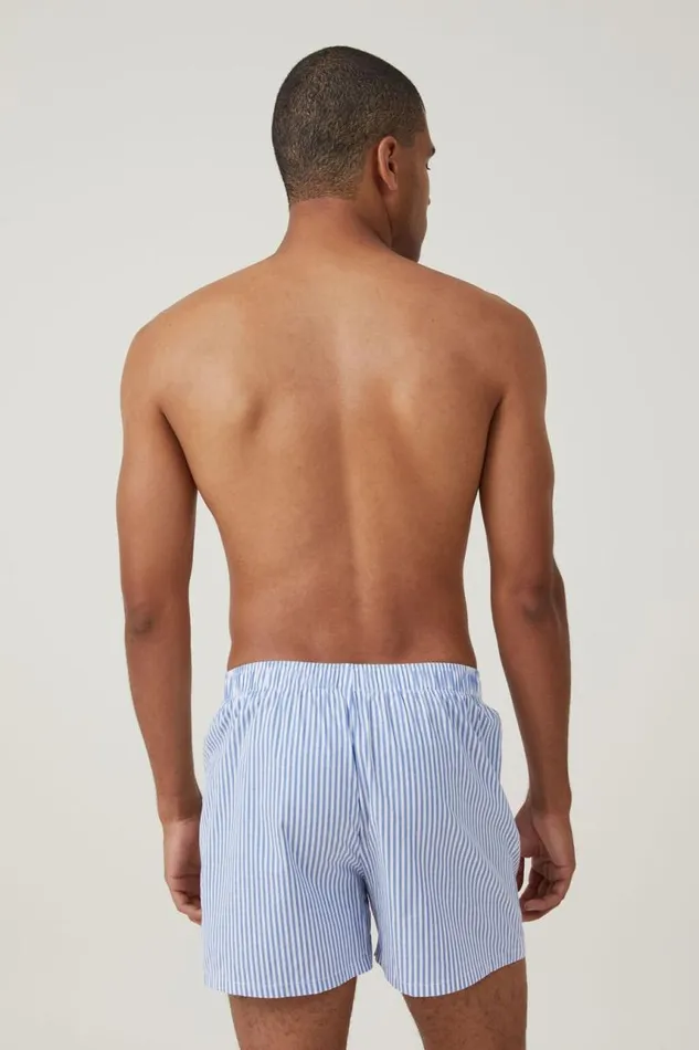 Cotton On Socks and Underwear Stretch Boxer Short Bluewhite Stripe 8211 Men Cotton On Socks and Underwear Stretch Boxer Short Bluewhite Stripe 8211 Men