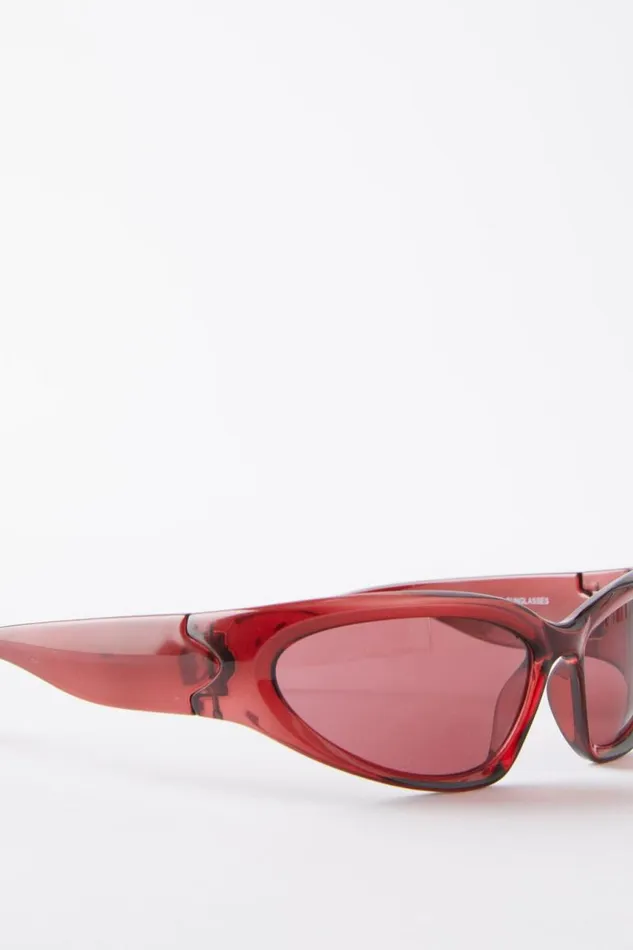 Cotton On Sunglasses Bonnie Sporty Racer Sunglasses Sangria 8211 Women Cotton On Sunglasses Bonnie Sporty Racer Sunglasses Sangria 8211 Women