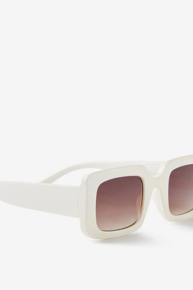 Cotton On Sunglasses Heidi Rectangle Sunglasses Ecru 8211 Women Cotton On Sunglasses Heidi Rectangle Sunglasses Ecru 8211 Women