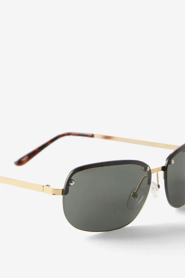 Cotton On Sunglasses Jay Rimless Sunglasses Golddark Green 8211 Women Cotton On Sunglasses Jay Rimless Sunglasses Golddark Green 8211 Women
