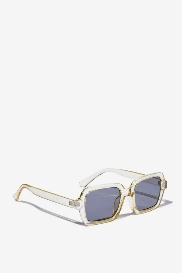 Cotton On Sunglasses The Cruiser Sunglasses Butter Crystalgrey 8211 Men