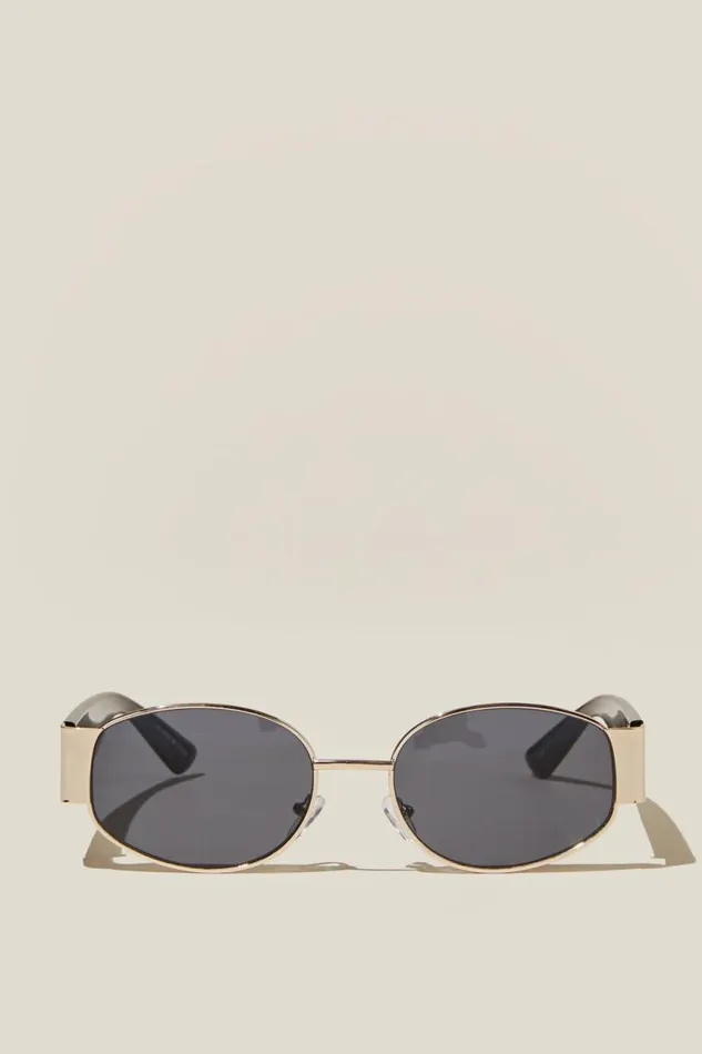 Cotton On Sunglasses The Seine Sunglasses Goldblack 8211 Men
