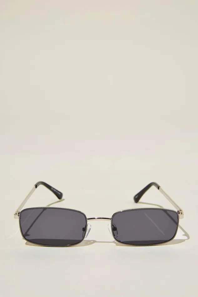 Cotton On Sunglasses The Streamline Sunglasses Silver Flash Black Smoke 8211 Men Cotton On Sunglasses The Streamline Sunglasses Silver Flash Black Smoke 8211 Men