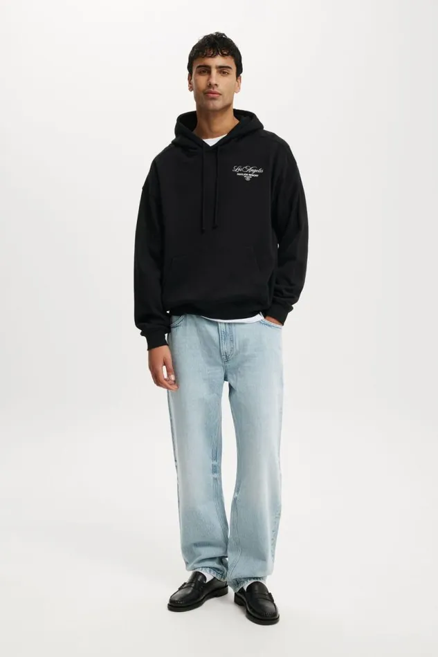 Cotton On Sweats and Hoodies Box Fit Graphic Hoodie Black Pavillion Resort 8211 Men Cotton On Sweats and Hoodies Box Fit Graphic Hoodie Black Pavillion Resort 8211 Men