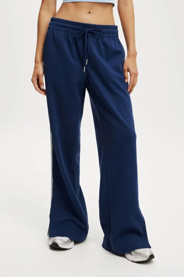 Cotton On SweatsandHoodies Court Side Track Pant Heritage Bluealpine Green 8211 Women Cotton On SweatsandHoodies Court Side Track Pant Heritage Bluealpine Green 8211 Women