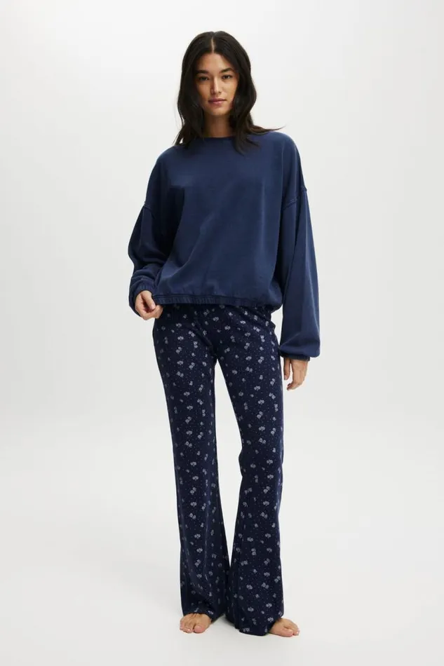 Cotton On SweatsandHoodies Cozy Sleep Crew Neck Fleece Voyage Blue 8211 Women Cotton On SweatsandHoodies Cozy Sleep Crew Neck Fleece Voyage Blue 8211 Women