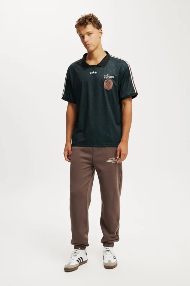 Cotton On Sweats and Hoodies Graphic Baggy Cuffed Track Pant Washed Chocolatebrooklyn Estate 8211 Men Cotton On Sweats and Hoodies Graphic Baggy Cuffed Track Pant Washed Chocolatebrooklyn Estate 8211 Men
