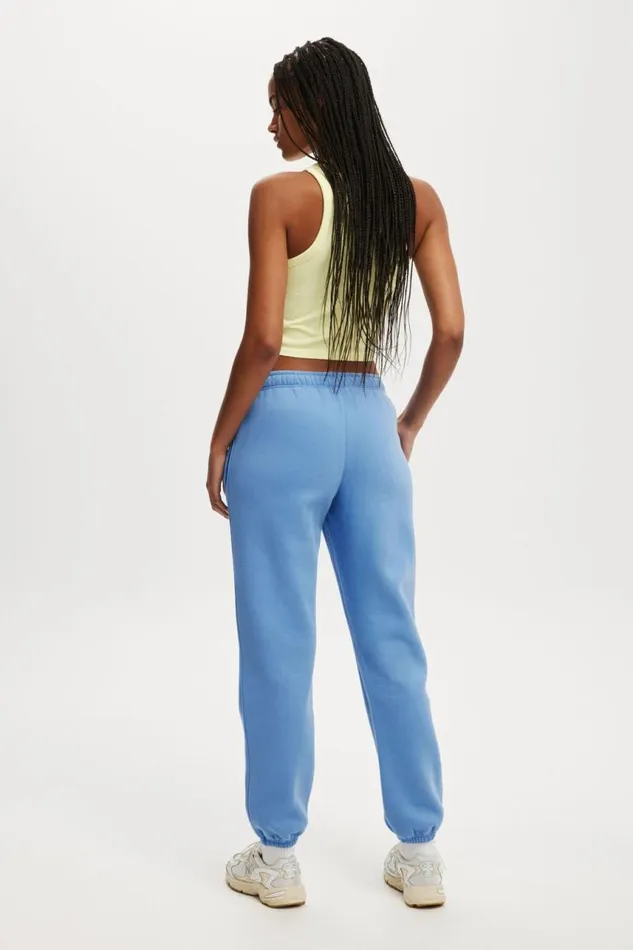 Cotton On SweatsandHoodies Plush Essential Gym Sweatpant Adrift Blue 8211 Women