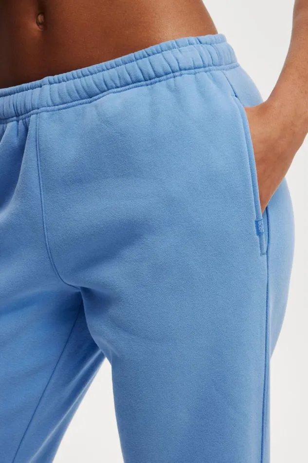 Cotton On SweatsandHoodies Plush Essential Gym Sweatpant Adrift Blue 8211 Women