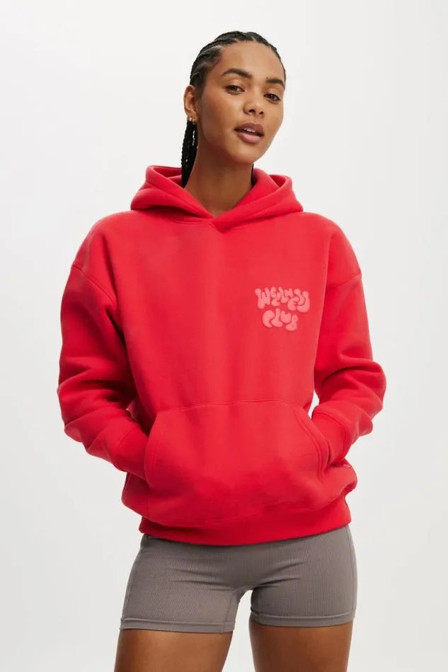 Cotton On SweatsandHoodies Plush Premium Graphic Hoodie Raspberrywellness Club Tonal 8211 Women Cotton On SweatsandHoodies Plush Premium Graphic Hoodie Raspberrywellness Club Tonal 8211 Women