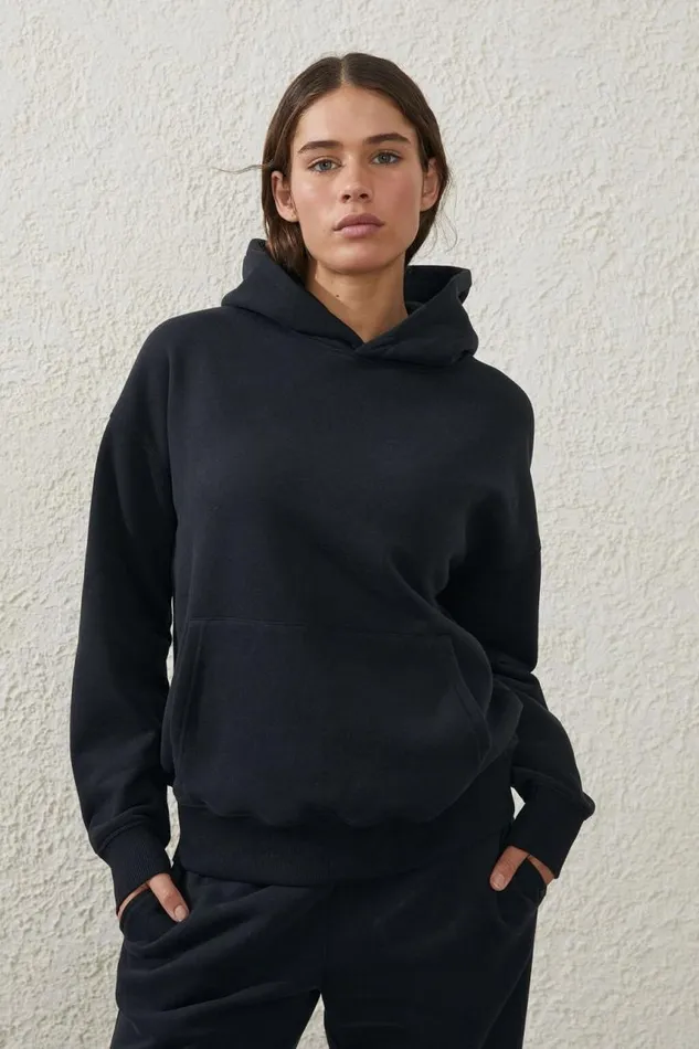 Cotton On SweatsandHoodies Plush Premium Hoodie Black 8211 Women