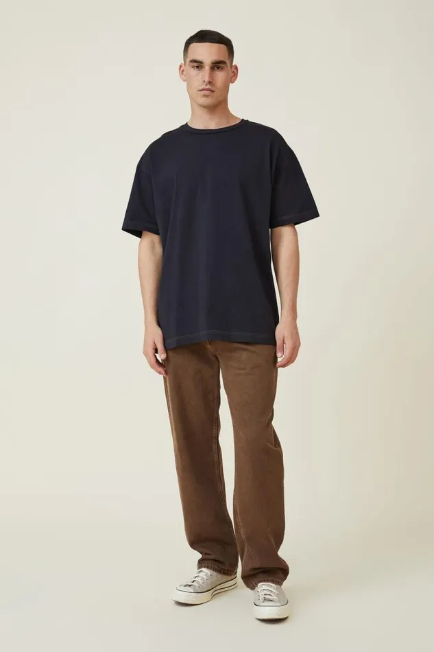 Cotton On Tees and Tanks Box Fit TShirt Black 8211 Men Cotton On Tees and Tanks Box Fit TShirt Black 8211 Men