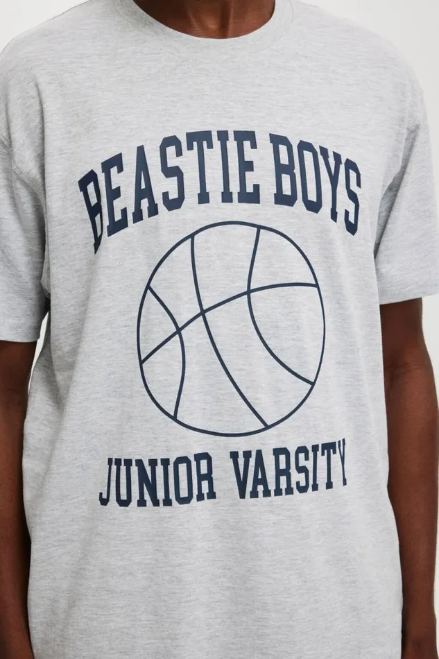 Cotton On Tees and Tanks Loose Fit Music TShirt Lcn Bra Light Grey Marle Beastie Boys 8211 Vars 8211 Men Cotton On Tees and Tanks Loose Fit Music TShirt Lcn Bra Light Grey Marle Beastie Boys 8211 Vars 8211 Men