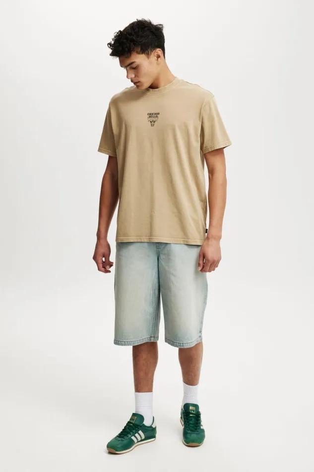 Cotton On Tees and Tanks Loose Fit Nba TShirt Lcn Nba Taupechicago Bulls 8211 Men Cotton On Tees and Tanks Loose Fit Nba TShirt Lcn Nba Taupechicago Bulls 8211 Men