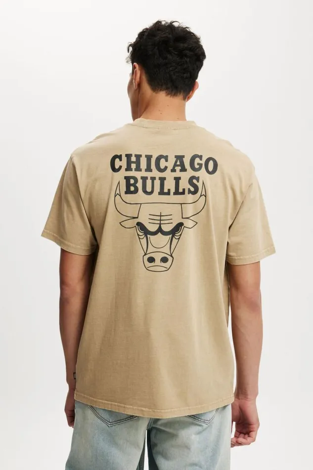Cotton On Tees and Tanks Loose Fit Nba TShirt Lcn Nba Taupechicago Bulls 8211 Men Cotton On Tees and Tanks Loose Fit Nba TShirt Lcn Nba Taupechicago Bulls 8211 Men