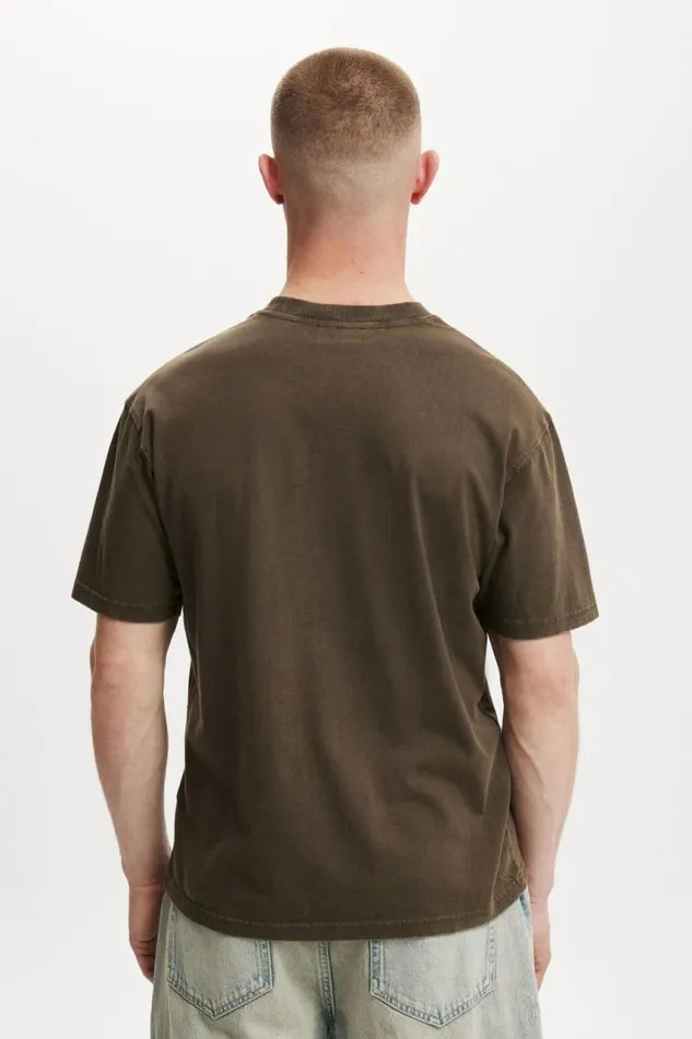 Cotton On Tees and Tanks Premium Loose Fit Music TShirt Lcn Wmg Ashen Brownkorn 8211 Issues 8211 Men