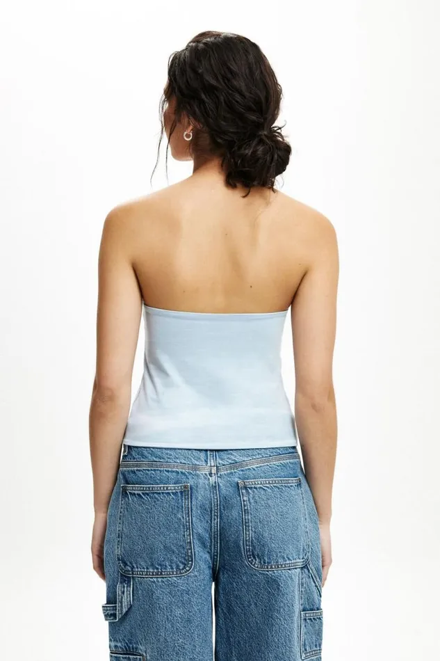 Cotton On Tops All Day Tube Top Shoreline 8211 Women