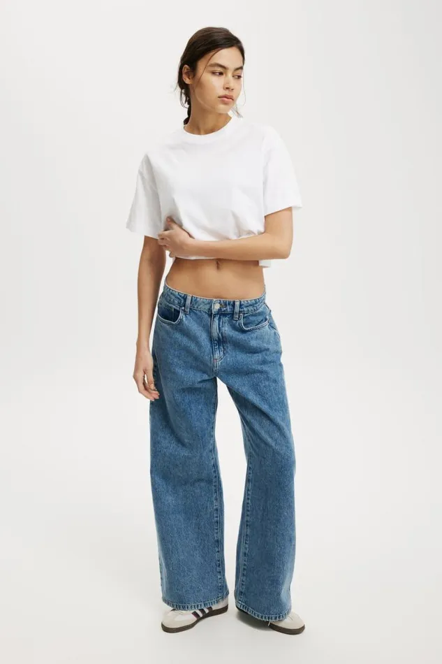 Cotton On Tops Cropped Boxy Tee White 8211 Women