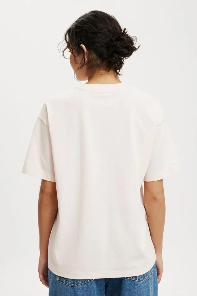 Cotton On Tops The Boxy Oversized Tee Flossy Pink 8211 Women