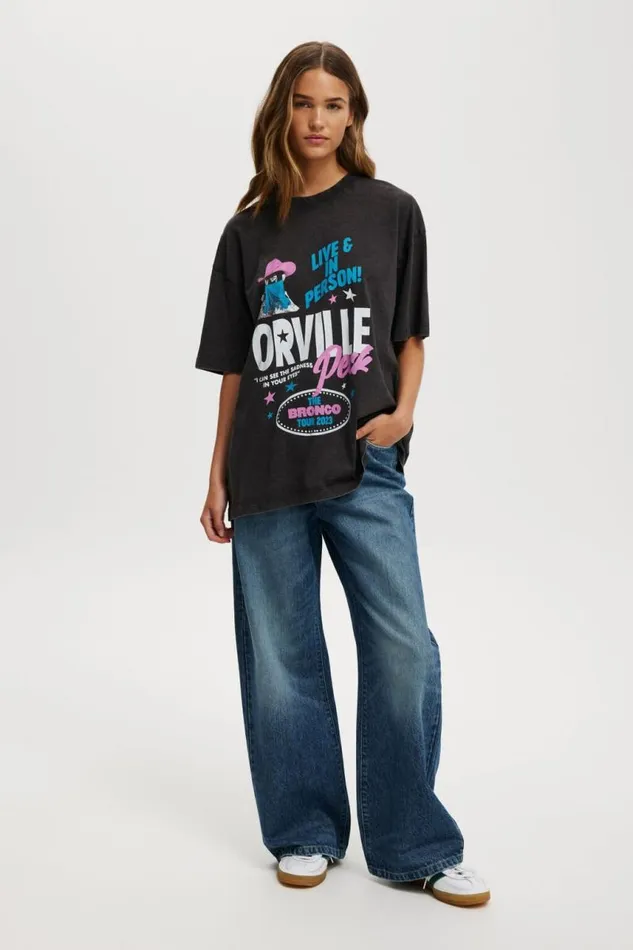 Cotton On Tops The Lcn Music Boxy Graphic Tee Lcn Mt Orville Peck Washed Black 8211 Women Cotton On Tops The Lcn Music Boxy Graphic Tee Lcn Mt Orville Peck Washed Black 8211 Women