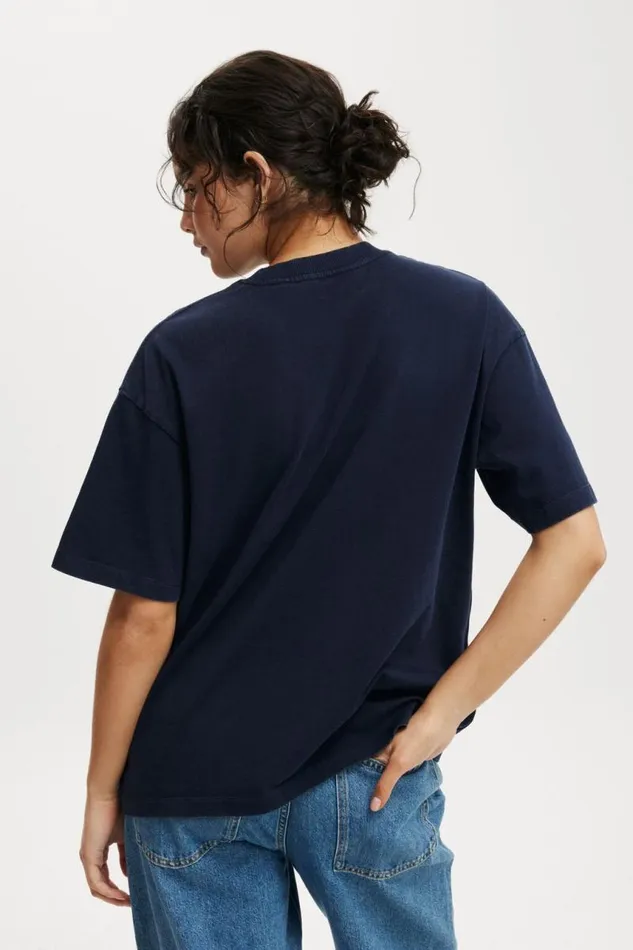 Cotton On Tops The Premium Boxy Graphic Tee Club Beckley Winter Night 8211 Women