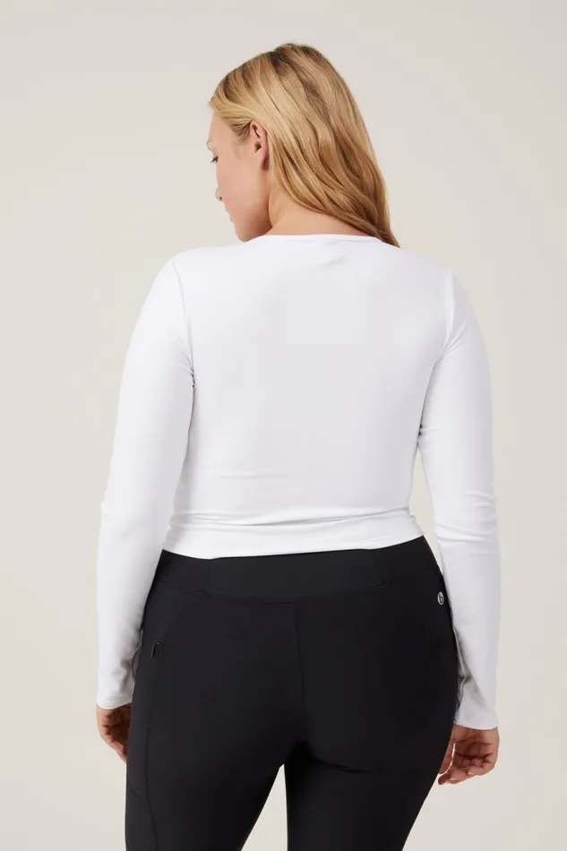 Cotton On Tops Ultra Soft Fitted Long Sleeve Top White 8211 Women Cotton On Tops Ultra Soft Fitted Long Sleeve Top White 8211 Women