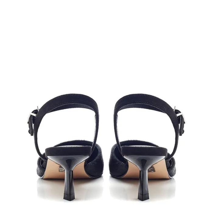 Court Shoes Women Moda In Pelle Jobourg Black Pony Hair
