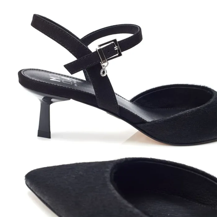 Court Shoes Women Moda In Pelle Jobourg Black Pony Hair