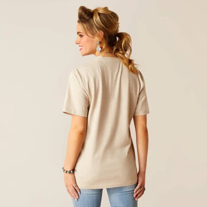 Cowgirl Desert TShirt Oatmeal Heather Women Ariat TShirts and Tops Cowgirl Desert TShirt Oatmeal Heather Women Ariat TShirts and Tops