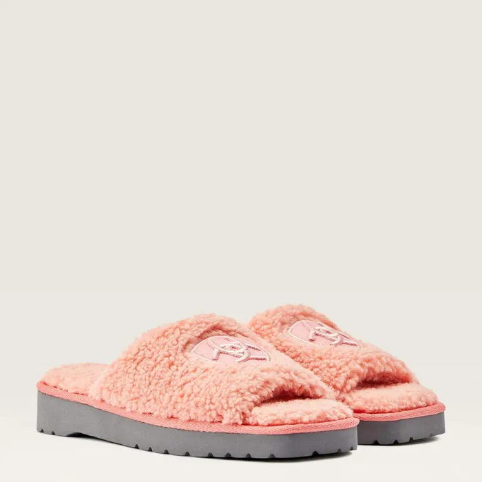 Cozy Chic Square Toe Slipper Fuzzy Pink Women Ariat Slippers Cozy Chic Square Toe Slipper Fuzzy Pink Women Ariat Slippers